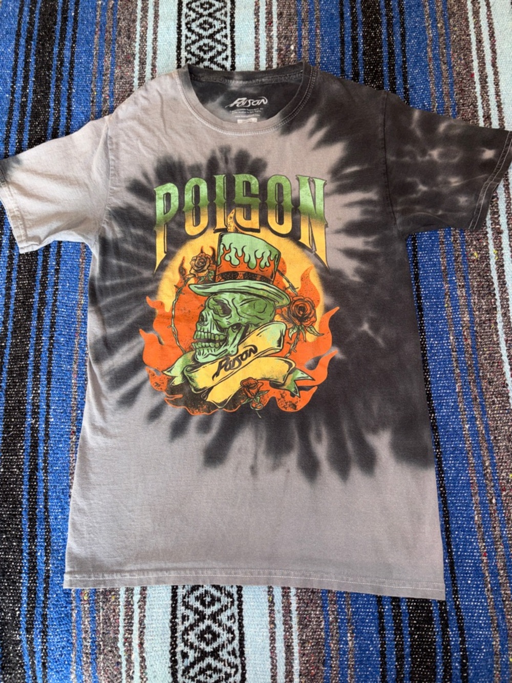 Poison Tie Dye Band Tee Shirt